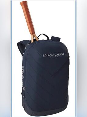Roland Garros de Soirée Paris Wilson Racket Bag Gear Backpack  New NWT
